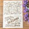 A4 Reusable French Words Stencil for Painting - Vintage Script Layering Template, DIY Wall Art, Wood Furniture, Scrapbook & Crafts (8.3x11.7inch)